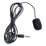 3 Microfonos Plug 3.5mm De Solapa Garantizado  Negro