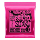 Encordoamento Para Guitarra Ernie Ball 009 Super Slinky 2223