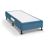 Cama Box Base Solteiro Poli Azul (78x27)castor