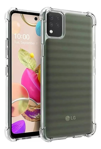 Funda Para LG K42 K52 Transparente Antishock + Hidrogel Devi