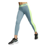 Calza Puma Strong High Waist Full Mujer Training Celeste