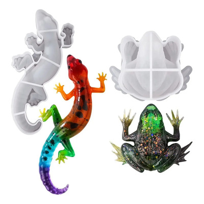 Xm Molde De Silicona Epoxi De Animales