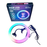 Aro Luz Led Rgb Multicolor Fotografias Videos Profesional 