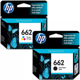 Combo Cartuchos Hp 662 Originales Negro Y Tricolor ¡oferta!