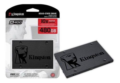 Unidad De Estado Solido Ssd Kingston A400 480gb Sata 6gb/s