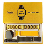 Reloj Inteligente Nfc G9 Ultra Pro Gold Bluetoo