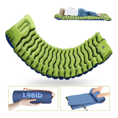 Colchones Inflables Individual Colchoneta Para Dormir Para Acampar Con Almohada Integrada Camas Inflables | MercadoLibre