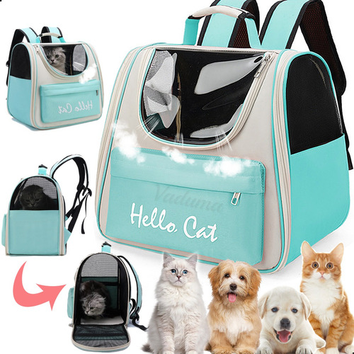 Mochila Back Pack Transportadora Gato Perro Mascota Pequeña