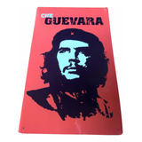 Placa Metálica Decorativa Che Guevara