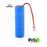 3.7v 2600mah Li-ion 18650 Bateria Com Cabo