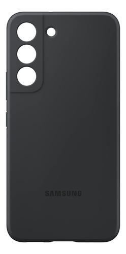 Funda Original De Silicona Para Samsung Galaxy S22 Negro