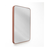 Espejo Salamanca Rectangular 80 Cm Cobre Decorativo