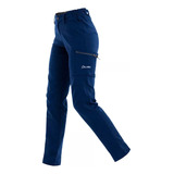 Pantalon Trekking Elastizado Cargo Mujer Alaska Jungla