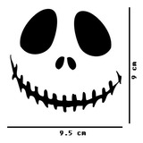 Jack Skeleton Silue Logo Sticker Vinil 2pzs $135 Mikegamesmx