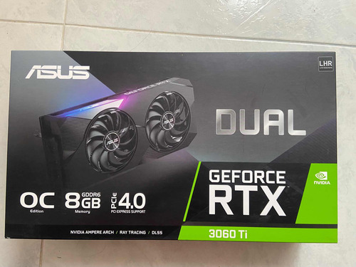 Tarjeta Asus Dual 3060 Ti