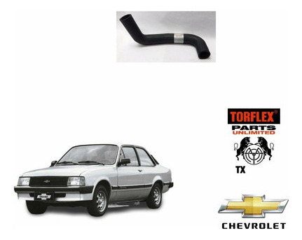 Manguera Inferior Radiador Chevrolet Chevette 1.6 86-91 Foto 3