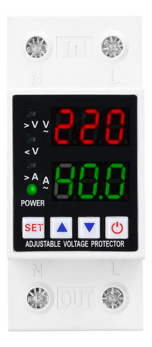 Protector De Voltaje Ajustable Display Dual