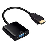 Hdmi A Vga Chapado En Oro Adaptador Conversor Macho A Hembra