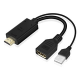 Cable Adaptador/convertidor Con Alimentacion Usb