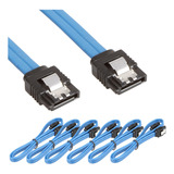 Lianshu Paquete 6 Cables Sata Iii Rectos 6,0 Gbps L = 24 6 6