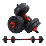 Set Mancuernas Barra Ajustable K-fit 30kg