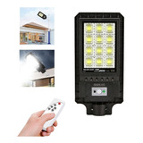 Foco Solar Led 120w Sensor Movimiento Control Remoto Soporte