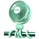 Mini Ventilador 360° 3 Velocidades - Verde 