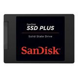 Disco Sólido Ssd Interno Sandisk Ssd Plus Sdssda-480g-g26 480gb Negro