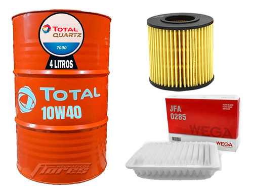 Cambio Aceite 10w40 4l + Kit Filtros Toyota Corolla 1.8 16v