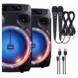 Combo 2 Parlantes Ionify Loud 8 Krk Bluetooth Tws Microfonos