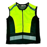 Chaleco Samurai Grecia Lady Mujer Moto Reflectivo Fluor Rpm®