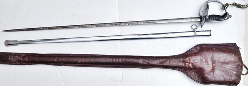 15894 Antiga Espada Oficial Do Exército Brasileiro Metal 