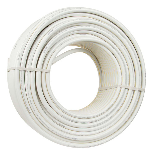 Rolo 10 Metros 20mm Tubo Multicamadas Pex Gás Branco Uv