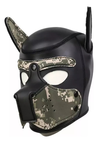 Máscara De Neoprene Puppy Play Mask Sexy Puppy Dog Cosplay R