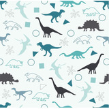 Papel De Parede Infantil Adesivo Menino Dinossauros  3 M