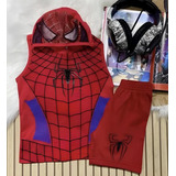 Conjunto Infantil Menino Camiseta E Shorts Homem Aranha