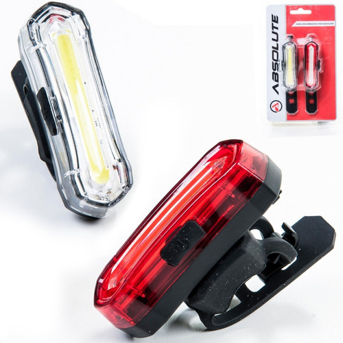 Pisca Farol Bike Dianteiro / Traseiro Recarregável Usb Led