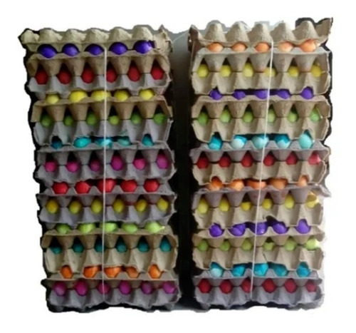 Cascaron De Huevo Relleno De Confeti 180 Piezas Colores Mate