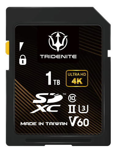 Tridenite Tarjeta Sd De 1 Tb, Velocidad De Lectura De Hasta