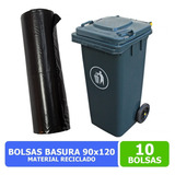 Bolsas Basura Municipal Material Reciclado 90x120 - 10 Unid