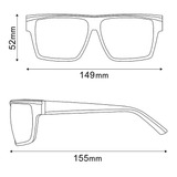 Lentes Ciclismo Shimano Square Ce-sqre1 Protección Uv