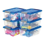 Cajas Organizadoras Almacenamiento Plástico Apilables 12.2 L