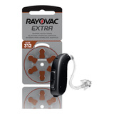 30 Pilas Audifono 312 Rayovac Extra Marron Audiologia