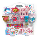 Set De Manicuría Infantil, Stickers Y Esmaltes - 11571