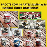 Super Pack Artes Canva Para Canecas Futebol Sublimação