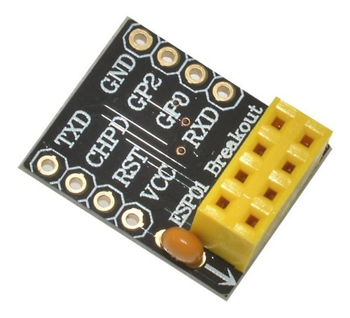 Adaptador Esp8266 Esp-01 Para Protoboard Arduino Wi Fi Ptec