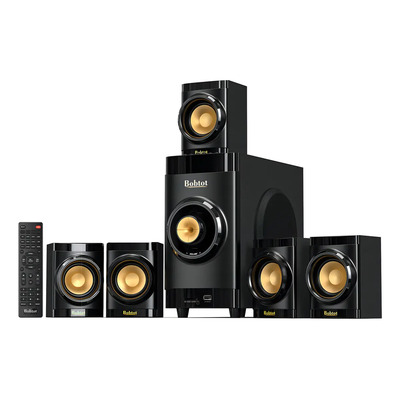 Sistema de cine en casa 5.1 Home Theater Compacto Bobtot B38 20Hz-20 kHz 400W Máxima 100W RMS 5 Altavoces 4\