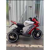 Moto Triciclo A Bateria Con Sonido Y Luz Led 6v Soporta 80kg