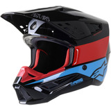 Casco Cross S-m5 Bond Ece/dot Ngo/roj/cian 