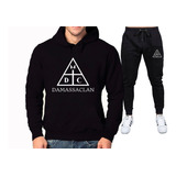 Conjunto Blusa De Frio E Calça Moletom Damassaclan Mdc